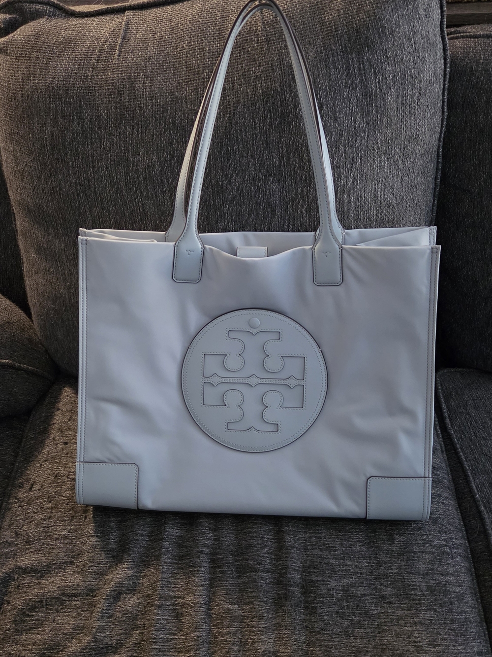 Tory Burch Slate Blue Ella Tote